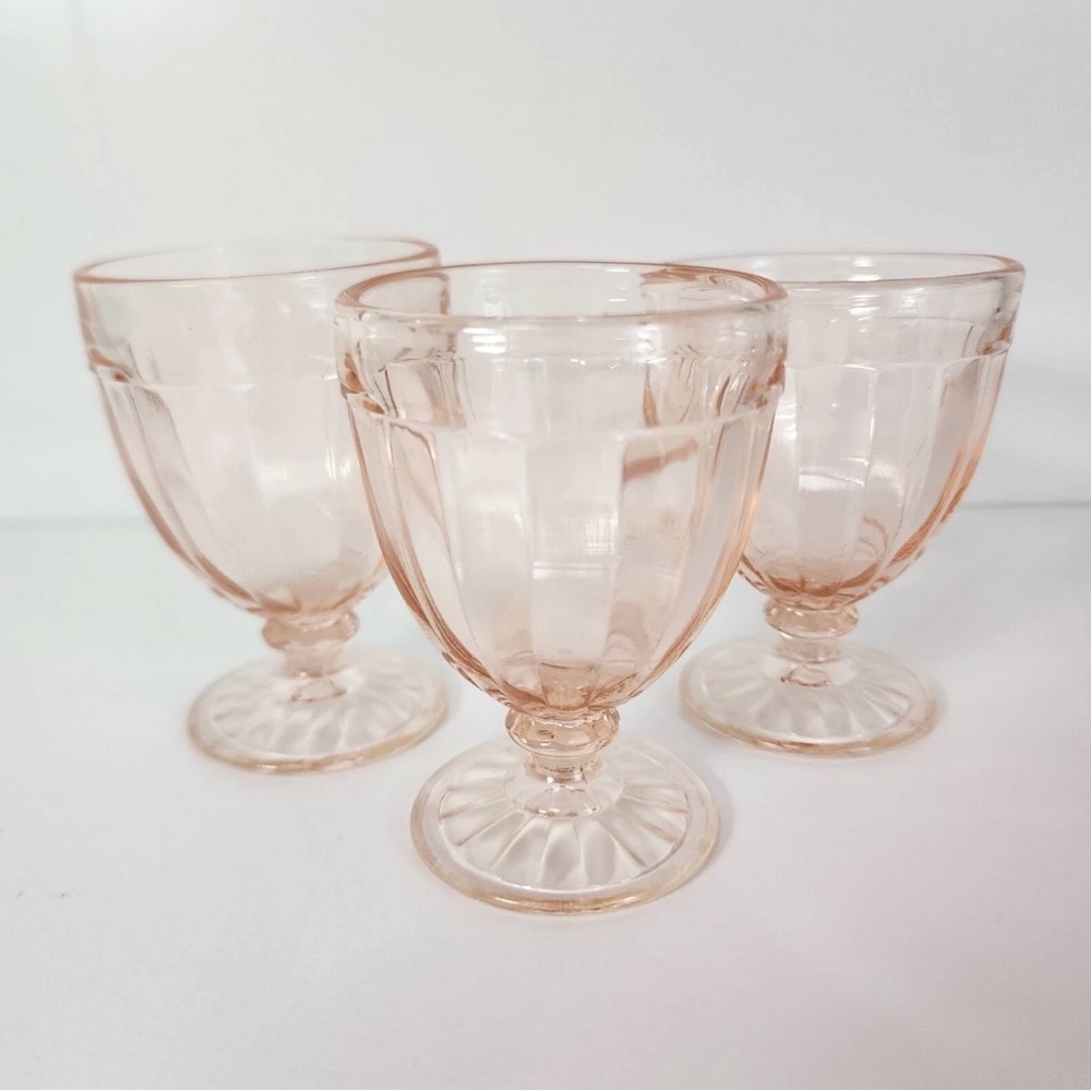 Vintage‎ - Depression Pink Glass Dishes